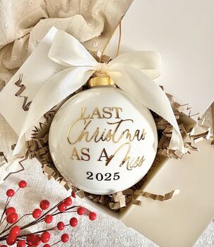 Last Christmas As A Miss Ceramic Bauble, 4 of 5