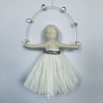 Fairy Style Christmas Decoration Crystal Halo Girl, 4 of 9