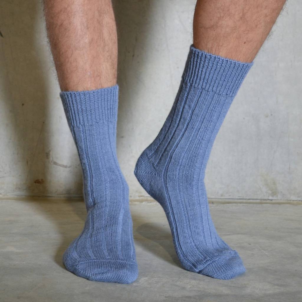 Original Mens Alpaca Bed Socks 