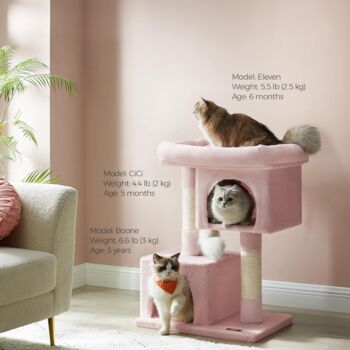 Cat Tree 84 Cm Cat Tower Cat Condo For Large Cats, 3 of 12