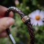 Leather Bracelet For 8th Wedding Anniversary, thumbnail 1 of 4