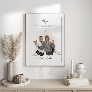 Personalised Print Gift For Mum From Daughter, 2 of 7