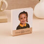 Personalised School Photo Wooden Block, thumbnail 1 of 3