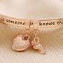 'Friend' Meaningful Word Bangle, thumbnail 6 of 6