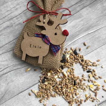 Personalised Magic Christmas Reindeer Food Pouch, 3 of 9