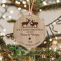 New Grandparents Wooden Christmas Tree Decoration, thumbnail 2 of 2