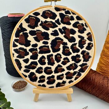 Leopard Print Embroidery Kit, 5 of 12