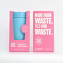 Circular And Co Coffee Cup Made From Bubblegum 12oz Blue, thumbnail 2 of 8