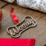 Personalised Dog Christmas Tree Decoration, thumbnail 4 of 7