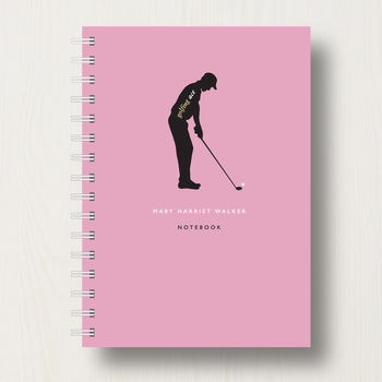 Personalised Golf Lover's Journal Or Notebook, 10 of 10