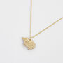 Cosy Hedgehog Charm Necklace, thumbnail 6 of 9