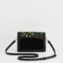 Black Embroidered Crossbody Bag, thumbnail 4 of 6