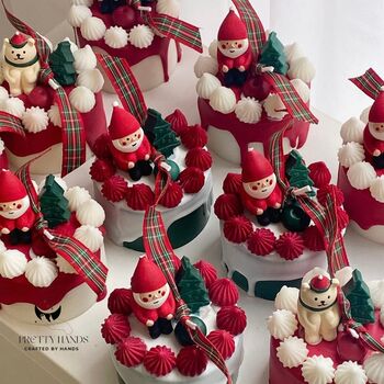 Personalised Gift Box Of Christmas Candle Featuring Santa, 4 of 7