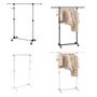 Clothes Rack Garment Clothes Rail With Extendable Bar, thumbnail 9 of 10
