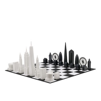 London Vs New York Skyline Chess Set, 4 of 10