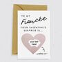 'To My Fiancee' Valentines Scratch Card/Three Colours, thumbnail 1 of 4