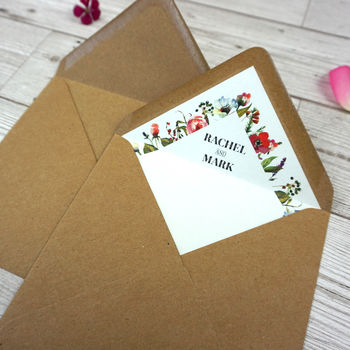 Floral Bloom Wedding Stationery, 12 of 12