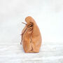 Leather Paper Bag With String Closure, thumbnail 2 of 10