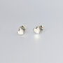Silver Heart Studs, thumbnail 3 of 4