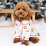Personalised Dog Santa Christmas Pyjamas, thumbnail 6 of 12