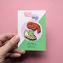 Red Glitter Lobster Enamel Pin– Red Lobster Lapel Badge | Ocean Animal Brooch | Fun Gift For Seafood Lovers, Pinners And Pin Collectors, thumbnail 3 of 3