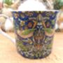 Set Of Six Palace Mugs In Blue Strawberry Thief Design, thumbnail 8 of 12