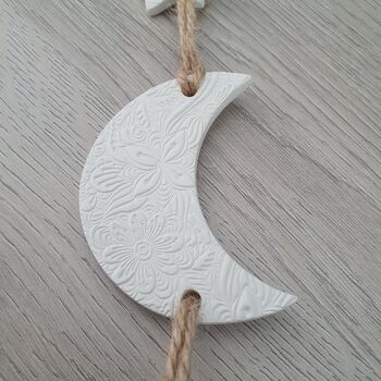 Sun, Moon And Stars Clay Wall Hanging, 5 of 8