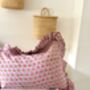 Indian Blockprint Cushion, thumbnail 3 of 3