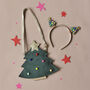 Velvet Christmas Tree Bag, thumbnail 2 of 3