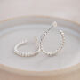 Sterling Silver Twisty Everyday Hoops, thumbnail 2 of 5