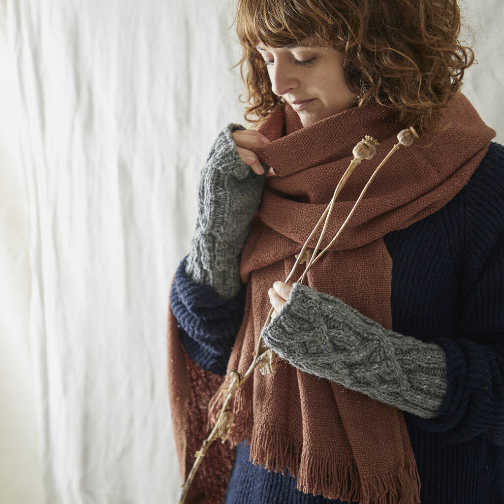 E.a@market Unisex Winter New Personality Knit Scarves