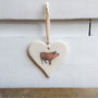 Farmyard Animal Ceramic Heart, thumbnail 5 of 10