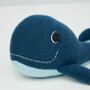 Whale Soft Toy Personalised And Handmade, thumbnail 3 of 10