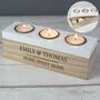 Personalised Wooden Tealight Holder Box, thumbnail 3 of 6