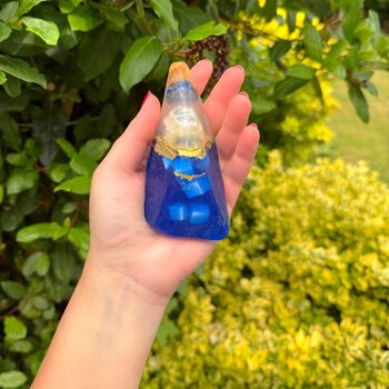Crystal Soap With Real Crystal Inside Lapis Lazuli Gem, 4 of 8