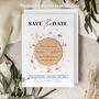 Wedding Save The Date Magnet Wildflower Cards, thumbnail 6 of 9