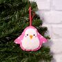 Penguin Handmade Christmas Decoration Bright Stars, thumbnail 1 of 2