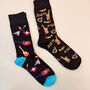 Personalised Men's Music Two Pairs Socks In A Box, thumbnail 4 of 7