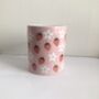 Pink Strawberries And Flowers Mug, thumbnail 2 of 4