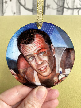 Bruce Willis Die Hard Christmas Decoration, 5 of 6