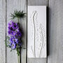 Shepherds Purse Plaster Cast Wall Art, thumbnail 1 of 8