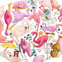 F Is For Flamingo Print, thumbnail 3 of 4