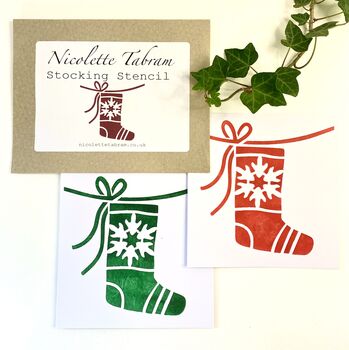 Christmas Card Stencils. Christmas Crafts, 4 of 6