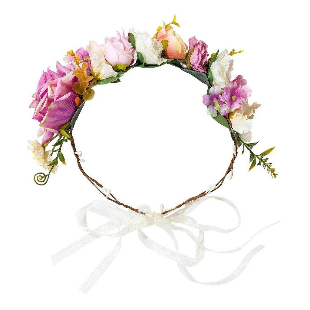 Bridal Shower Floral Head Band By Bunting & Barrow | notonthehighstreet.com