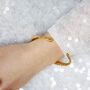 Molten Twist Gold Cuff Bangle, thumbnail 4 of 6
