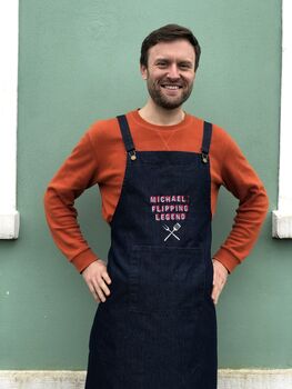 Father's Day Personalised Cooking / BBQ Apron, 5 of 6