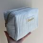 Personalised Soft Velvet Pleated Makeup Cosmetic Cube Bag, thumbnail 9 of 12