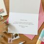 Personalised ‘Daddy And Me Always’ Banner Flag Keepsake Card, thumbnail 8 of 8