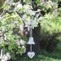 Ornate Hanging Heart Garden Wind Chime, thumbnail 3 of 9