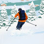 Personalised Skiing Art Print, thumbnail 4 of 7